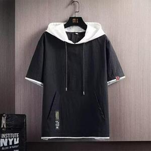 VantaGoods Heren losse korte mouw zomersweatshirt XL blauw