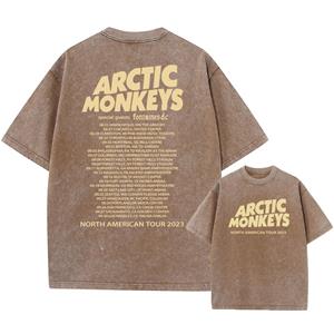Sport Hoodie Set YC Retro Rock Arctic Monkeys Muziek Album Grafisch T-shirt Heren Vintage Gewassen Oversized Korte Mouw T-shirt Y2k Hip Hop Streetwear S