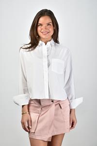 Academia cropped blouse Mia wit