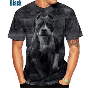 Bobby4 Grappige Pitbull Hond 3D Geprint T-shirt Mannen Vrouwen O-hals Korte Mouw T-shirt Kleding Kind Oversized Harajuku Dierenprint T-shirt Tops S
