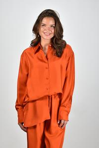 Rohe RÓHE lange blouse oranje