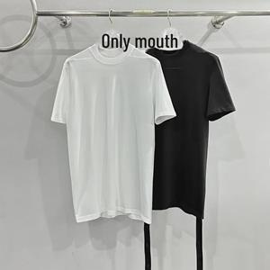 VantaGoods SUBHUMAN Heren 2024 Slim Fit Zwart en Wit T-shirt met Korte Mouwen M zwart