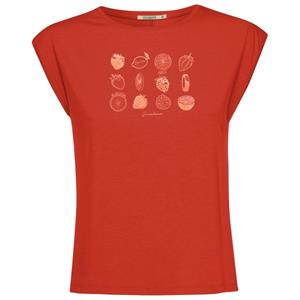 GreenBomb  Women's Bike Strawberry Timid Top - T-shirt, rood