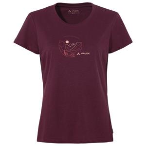 Vaude  Women's Cyclist V - T-shirt, purper/rood