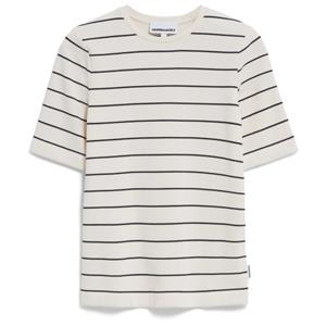 ARMEDANGELS  Women's Jaanisara Fine Stripe - T-shirt, wit/grijs