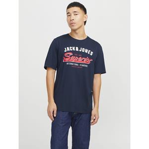 Jack & Jones Shirt met ronde hals JJELOGO TEE SS O-NECK 2 COL SS25 SN