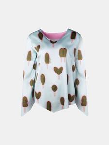 Mucho Gusto  blouse genua cactus hartenprint