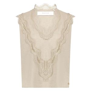Nukus Nks01033 9 maya top embroidery sand