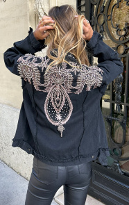 Jurkjes Studs Jacket Fenne Zwart 2.0