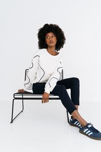 Maicazz Merra sweatshirt sp25.80.337 off white-navy