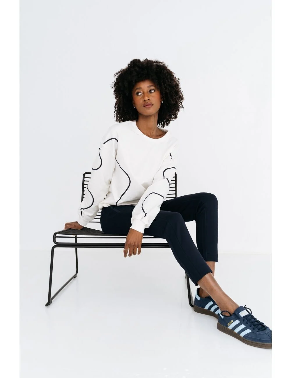 Maicazz Sp25.80.337 merra sweatshirt coconut milk