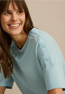 Cecil T-shirt met knoopdetail