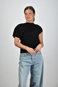 Rohe RÓHE gebreide top van cashmere-merino wol blend zwart