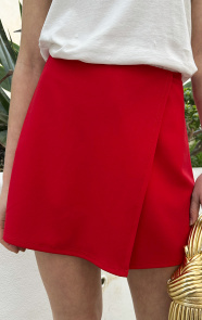 The Musthaves Scuba Skort Safari Rood
