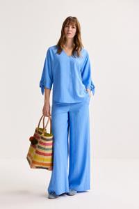 Mayerline Crinkle Broek Met Hoge Zijsplitten