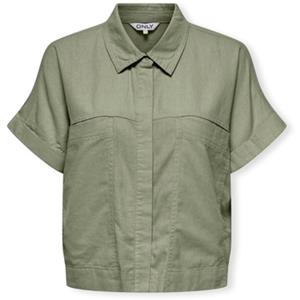 Only Blouse  Caro Linen Shirt - Tea