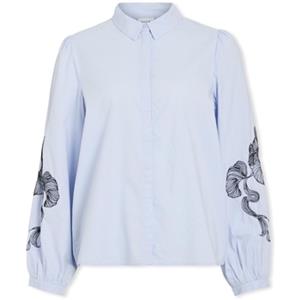 Vila Blouse  Vesta Shirt - Kentucky Blue/Black Beu