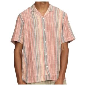 Revolution  Short-Sleeved Cuban Cotton Shirt - Overhemd, roze