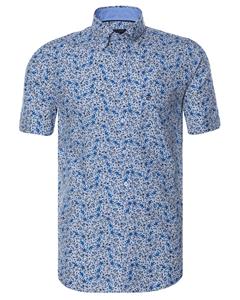 Campbell Casual overhemd met korte mouwen