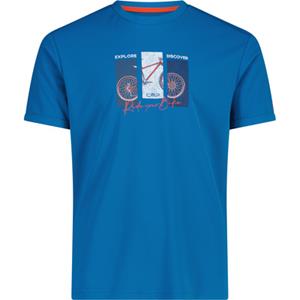 CMP Heren Print functioneel T-shirt