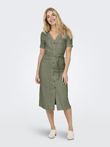 Only Onlsiesta Ss Lin Bl Shirt Dress Pnt: