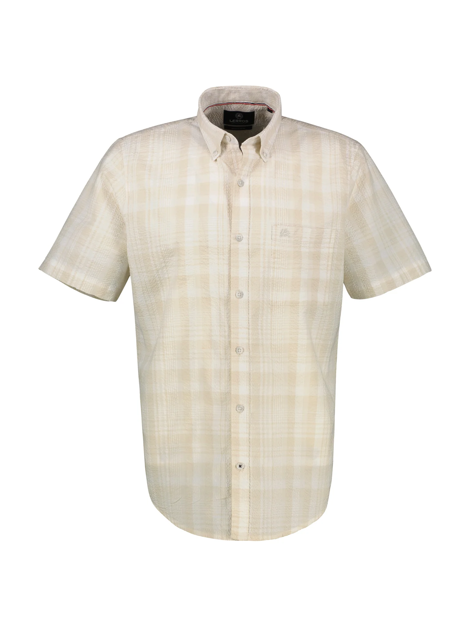 Lerros Heren overhemd 25321061 100 white