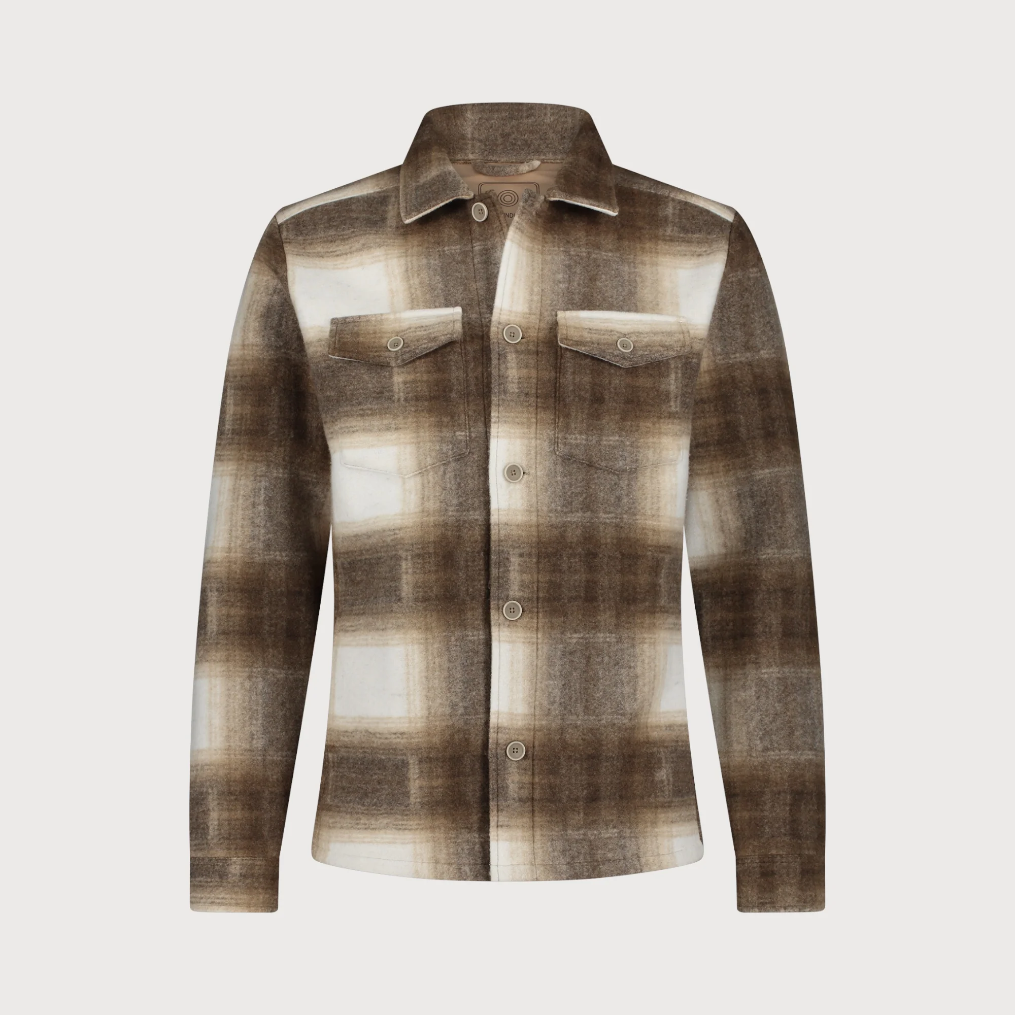 Blue Industry Ruitmotief overshirt |
