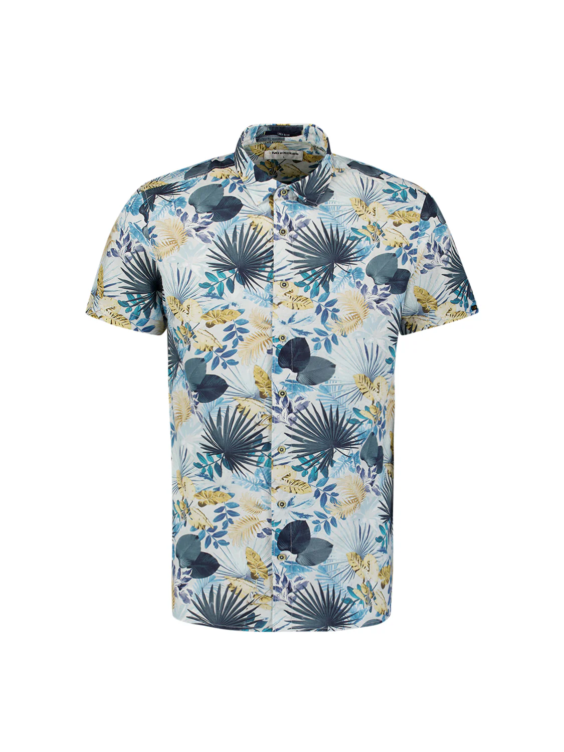No Excess Heren overhemd 27460338 030 blue