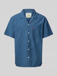 Levi's Short Sleeve Overhemd Duke Dobby Blauw