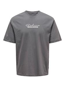 Only and Sons Onskeane Rlx Ss Print Tee Noos