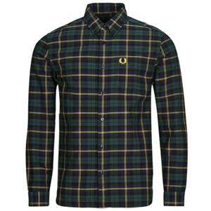 Fred Perry Overhemd Lange Mouw  OXFORD TARTAN SHIRT