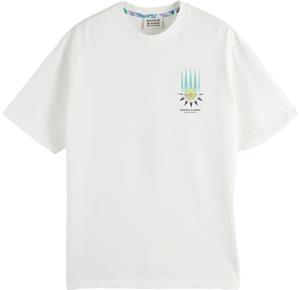 Scotch & Soda T-shirt Scotch & Soda Scotch Soda T-Shirt Artwork Wit