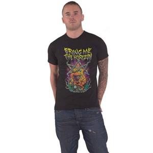 Pertemba FR - Apparel Bring Me The Horizon Unisex volwassen dinosaurus katoenen T-shirt L