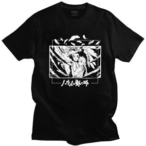 Nice T-Shirts Howl And Sophie Howl's Moving Castle T Shirt for Men Cotton Handsome T-shirt Short Sleeved Ghibli Miyazaki Anime Manga Tee Tops XS zwart