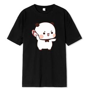 Sport Hoodie Set YC Schattige Bubu gooit slippers naar Dudu omdat hij Bubu plaagt T-shirt Beer T-shirt Kawaii Herenkleding Heren Tops Grafisch T-shirt S