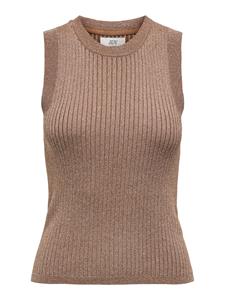 Jacqueline de Yong bodilla s/l o-neck top knt 15351393 argan oil