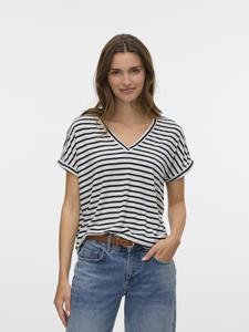 Vero Moda Vmholly ss v-neck top jrs