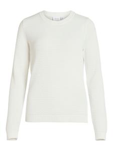 Vila vidalo o-neck l/s knit top- noos 14082767 white alyssum