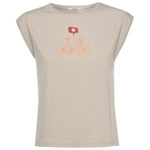 GreenBomb  Women's Bike Love Timid Top - T-shirt, beige
