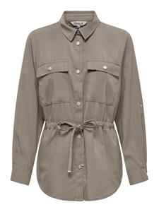 Only Onlaris life 45 fem cargo jacket c taupe