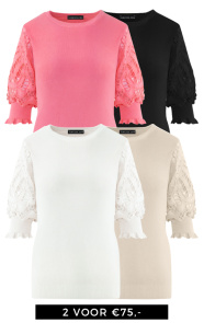 Jurkjes Deal Soft Tops Met Kant Seleste