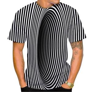 Huiteng Nieuwe Vertigo mode 3d print heren casual hiphop cool T-shirt Vertigo Hypnotic Unisxe grappig korte mouwen T-shirt mannelijk/vrouwelijk top S