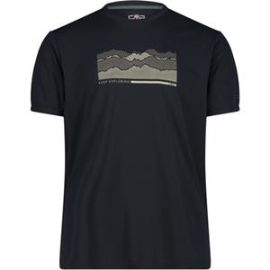 CMP Heren Print functioneel T-shirt