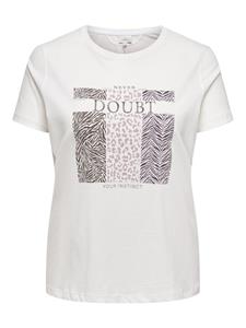 ONLY CARMAKOMA Shirt met korte mouwen CARBRINNA LIFE SS REG TEE JRS