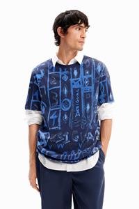 Desigual T-shirt - BLUE