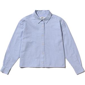 Brava Fabrics Dames Seersucker New Boxy Blouse