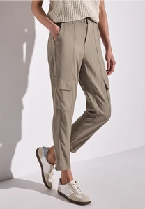Street One Paperbag broek in cargolook