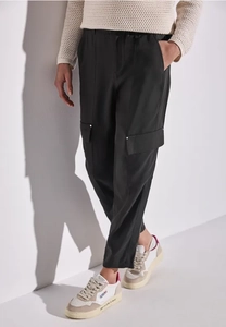 Street One Paperbag broek in cargolook