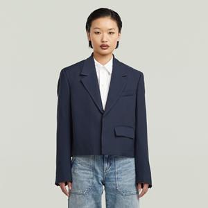 G-Star RAW Short Blazer - Donkerblauw - Dames