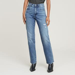 G-Star RAW Viktoria High Straight Jeans - Midden blauw - Dames